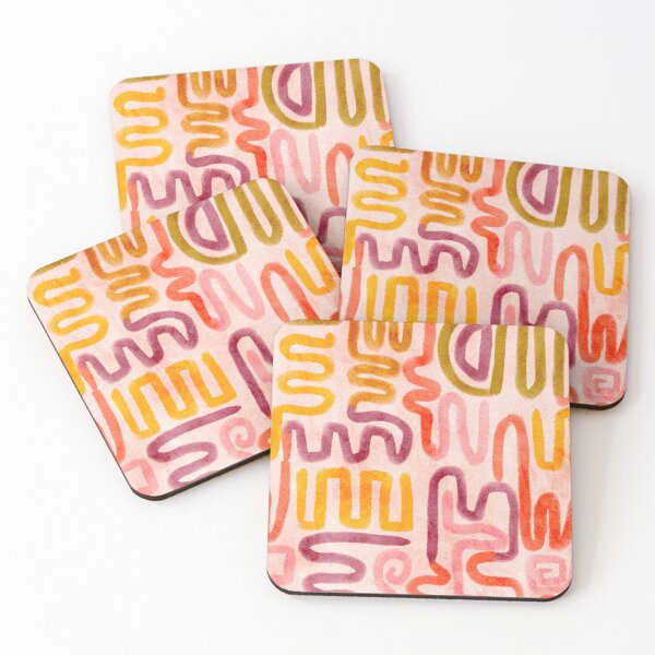 Item preview, Pink Squiggles  designed and sold by AudreysOddities.