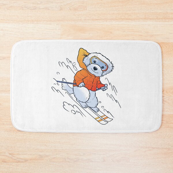 Item preview, Cute Skiing Dog designed and sold by infleims.