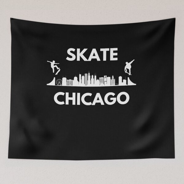 Item preview, Skate Chicago Skateboard Fans Chitown Windy City Skaters  designed and sold by BadLatitude.
