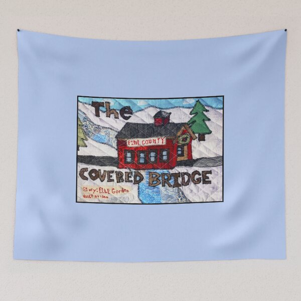 Item preview, Pine County Covered Bridge - Book Cover designed and sold by SAMGordonART.