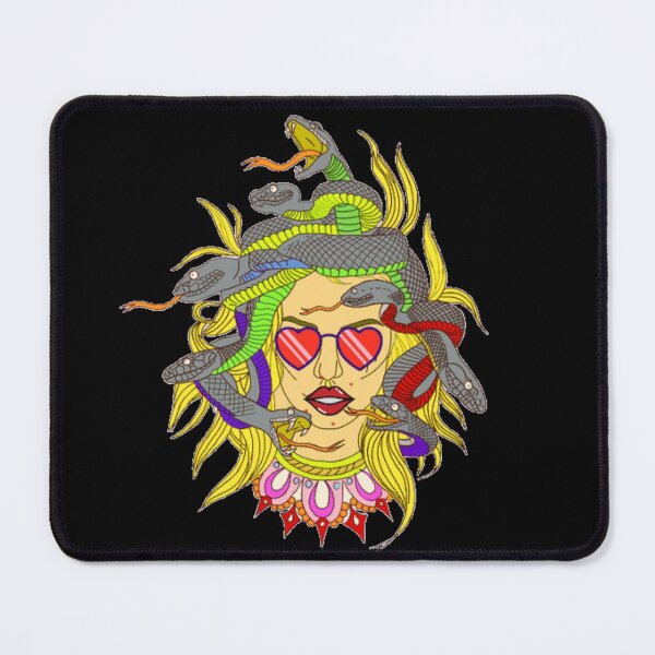 Item preview, HAPPY SMILING MODERN DAY MEDUSA WITH COOL SUNGLASSES designed and sold by MrCreativeArts.