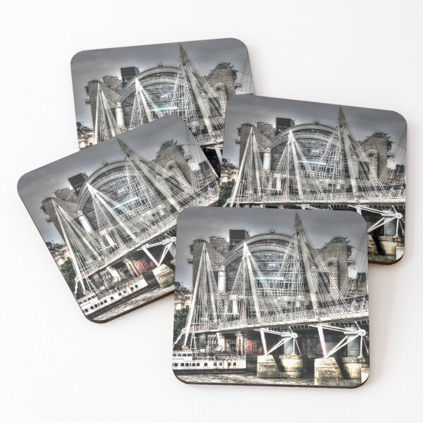 Item preview, Golden Jubilee Bridge over the Thames designed and sold by Blackadder Photography.