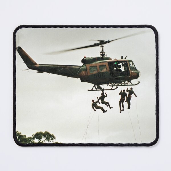 Item preview, Rappelling from an Iroquois designed and sold by Blackadder Photography.