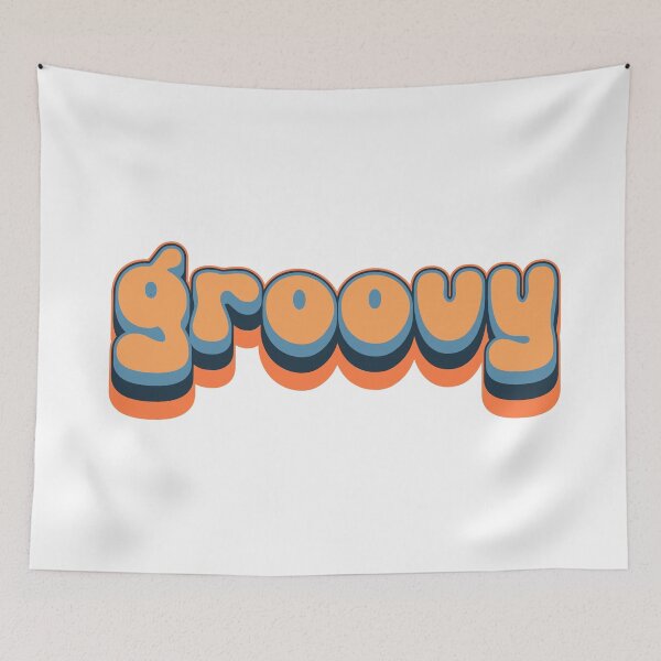 Item preview, groovy typography design designed and sold by Camo0godfather.