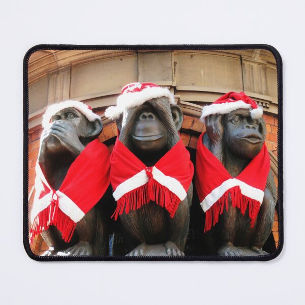 Item preview, Wise Christmas Monkeys designed and sold by Blackadder Photography.