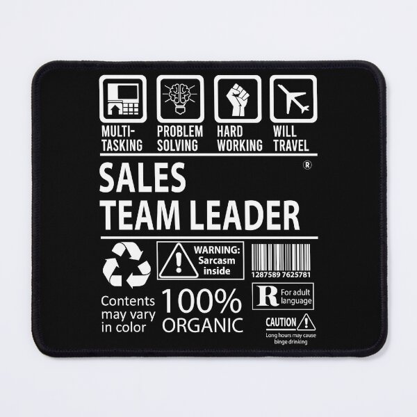 Item preview, Sales Team Leader T Shirt - MultiTasking Certified Job Gift Item Tee designed and sold by killingworthhi.