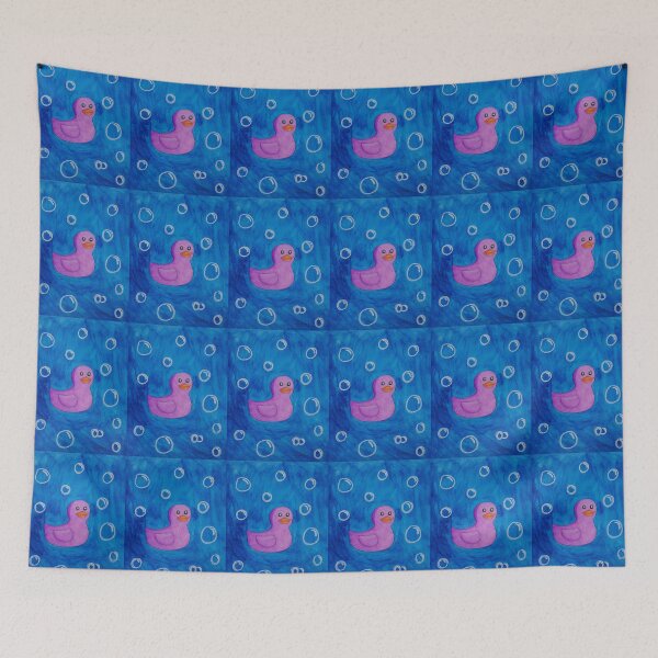 Item preview, Purple Rubber Duckie Painting designed and sold by Caseymakesart.