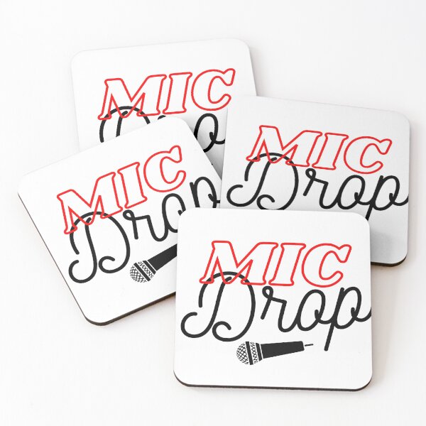 Item preview, BTS Mic Drop song logo designed and sold by FoolishHearts.