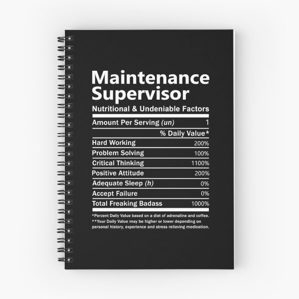 Item preview, Maintenance Supervisor T Shirt - Nutritional and Undeniable Factors Gift Item Tee designed and sold by oslandefren.