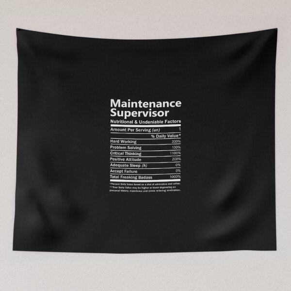 Item preview, Maintenance Supervisor T Shirt - Nutritional and Undeniable Factors Gift Item Tee designed and sold by oslandefren.