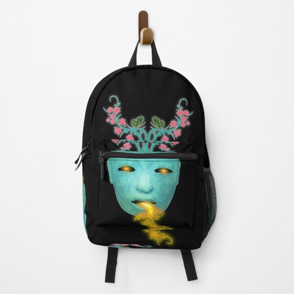 Item preview, Teotihuacan jade mask with floral motifs  designed and sold by Floradigital.