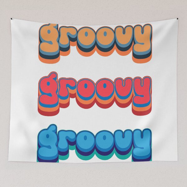 Item preview, groovy typography designed and sold by Camo0godfather.