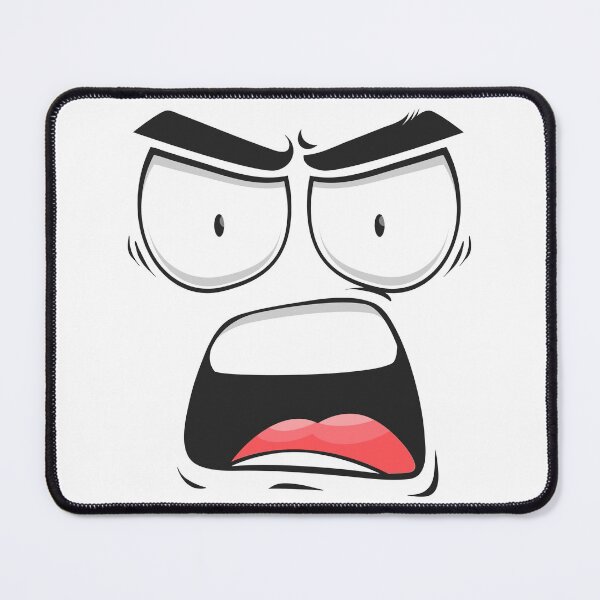 Item preview, Cartoon Angry Face designed and sold by WilliamsonMedia.