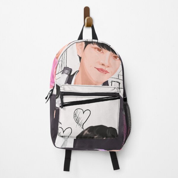 Item preview, Ateez hyungline couples manga anime highschool boys sticker T-shirt posters fanart kpop designed and sold by Krystal Li.