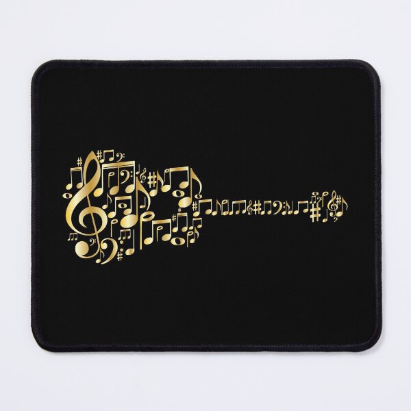 Item preview, Gold Guitar Art - Musical Guitar Music Art - Guitar Lover designed and sold by WIZECROW.