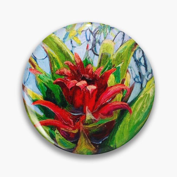 Item preview, Bromeliad and Hummingbird designed and sold by Janice Schiff.