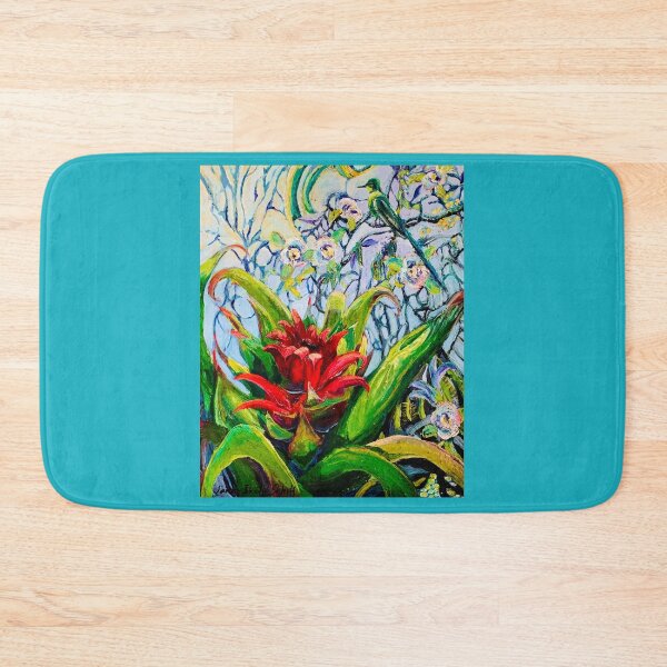 Item preview, Bromeliad and Hummingbird designed and sold by Janice Schiff.