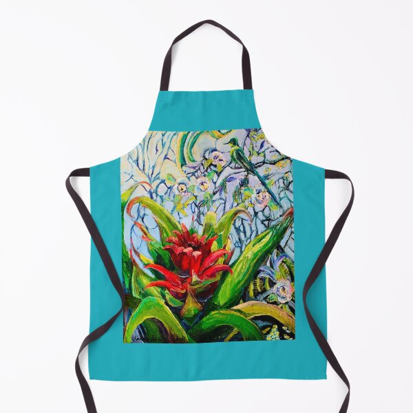 Item preview, Bromeliad and Hummingbird designed and sold by Janice Schiff.