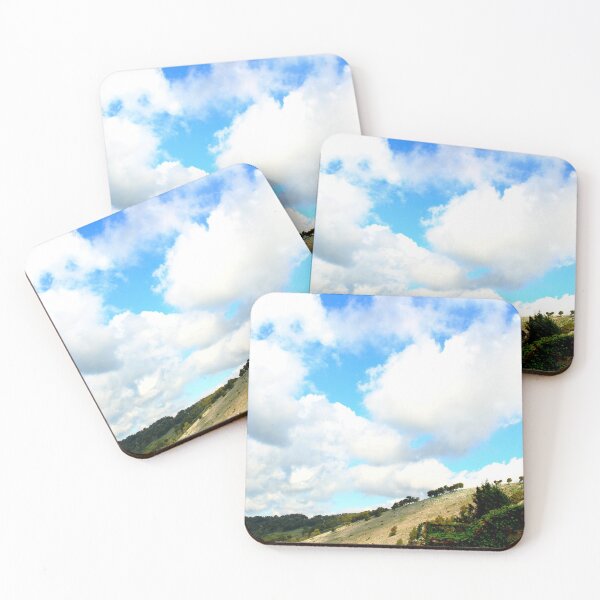 Item preview, Scene from Casertavecchia with huge white clouds designed and sold by Kristina Drozd.