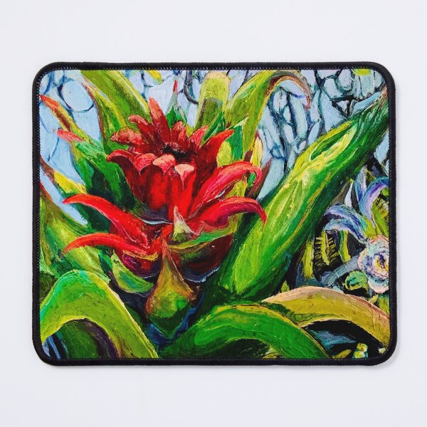 Item preview, Bromeliad and Hummingbird designed and sold by Janice Schiff.