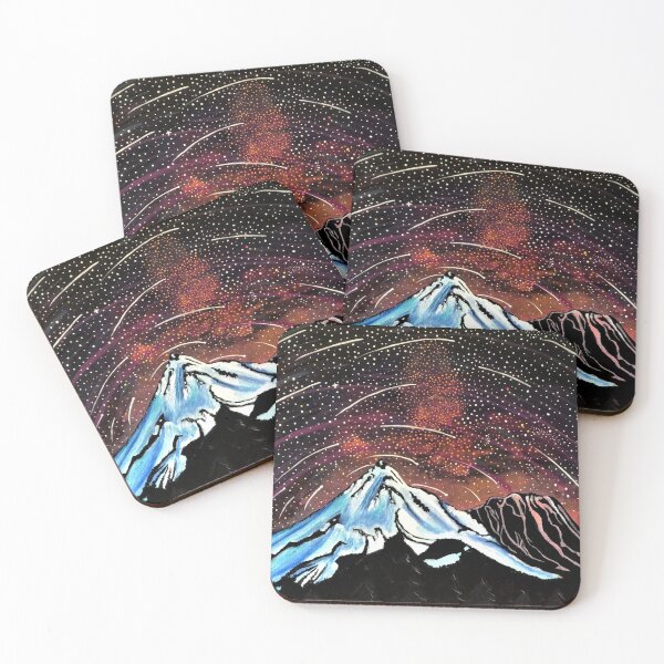 Item preview, Sight, a Portrait of Mount Shasta at Night designed and sold by LaughingJasmine.
