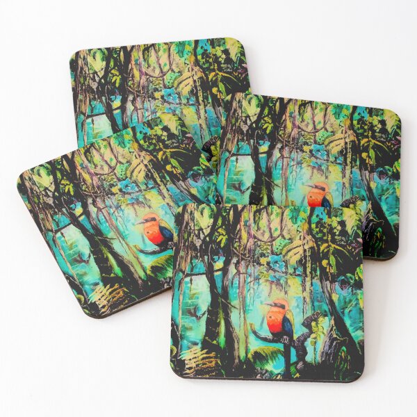 Item preview, Mot-mot over water in Ecuador designed and sold by Janice Schiff.