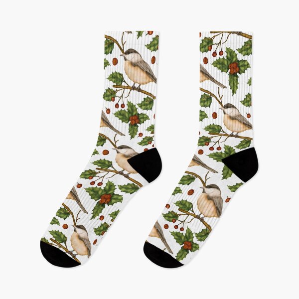 Item preview, Pretty Christmas Design Birds, Holly and Red Berries designed and sold by Jaydee001.