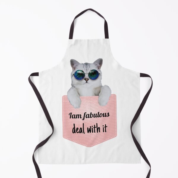 Item preview, I am fabulous, deal with it. sassy cat designed and sold by samardesign.