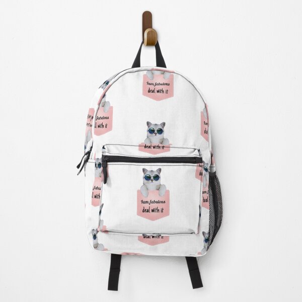 Item preview, I am fabulous, deal with it. sassy cat designed and sold by samardesign.