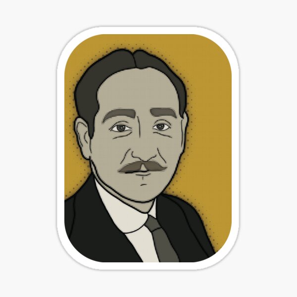 Old Hollywood Character - Adolphe Menjou Sticker