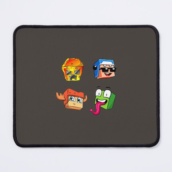 Item preview, four friend game youtubers pack designed and sold by MAKGraphics.
