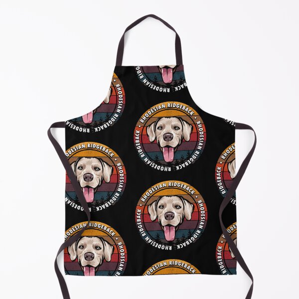 Item preview, Rhodesian Ridgeback distressed sunset retro dog face design designed and sold by SamRVstore.