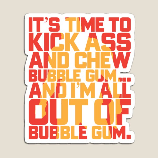 Item preview, Kick Ass & Chew Bubble Gum designed and sold by Venus Complete.
