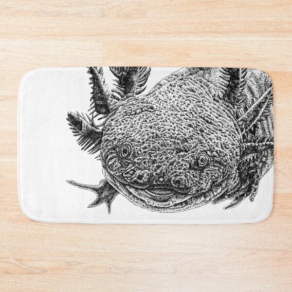 Item preview, Axolotl illustration designed and sold by LorenDowding.