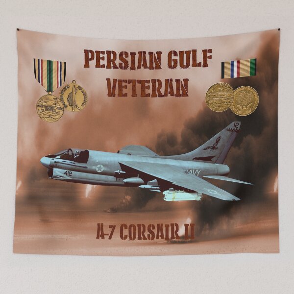 Item preview, A-7 Corsair II Persian Gulf War Veteran designed and sold by Mil Merchant.