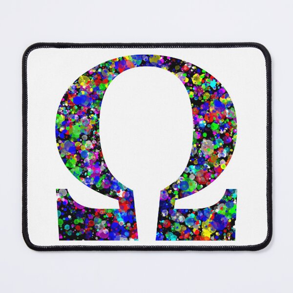 Item preview, Letter Ω and Letter Omega Paint Splatter designed and sold by Handstand365.