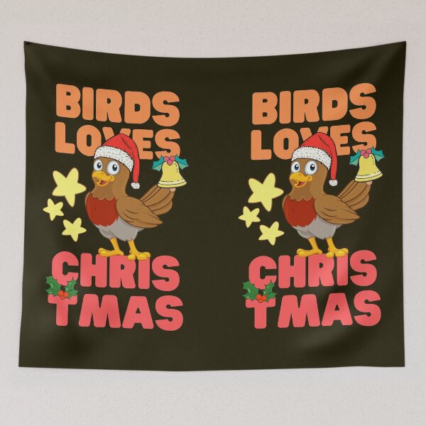 Item preview, Birds Loves CHRISTMAS designed and sold by Keep Smiling.