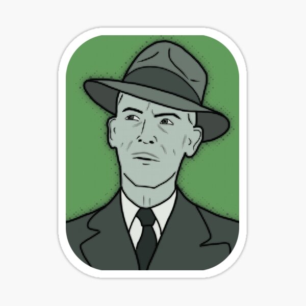 Old Hollywood Character - James Gleason Sticker