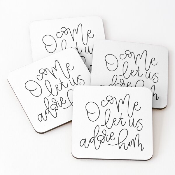 Item preview, O Come Let Us Adore Him designed and sold by CarolineTherese.