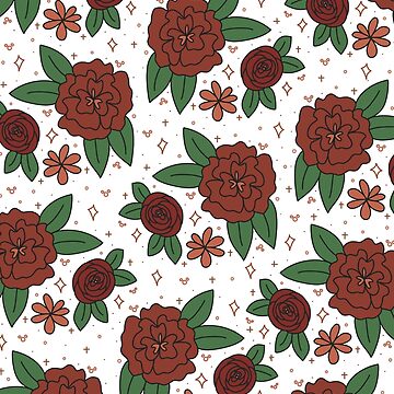 Artwork thumbnail, Red Magic Flowers by Wishes & Wayfinding