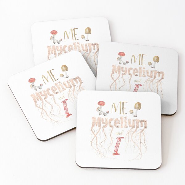 Item preview, Introvert Mushroom Hunter Mycologist Pun - Me, Mycelium and I designed and sold by Karen McFarland.