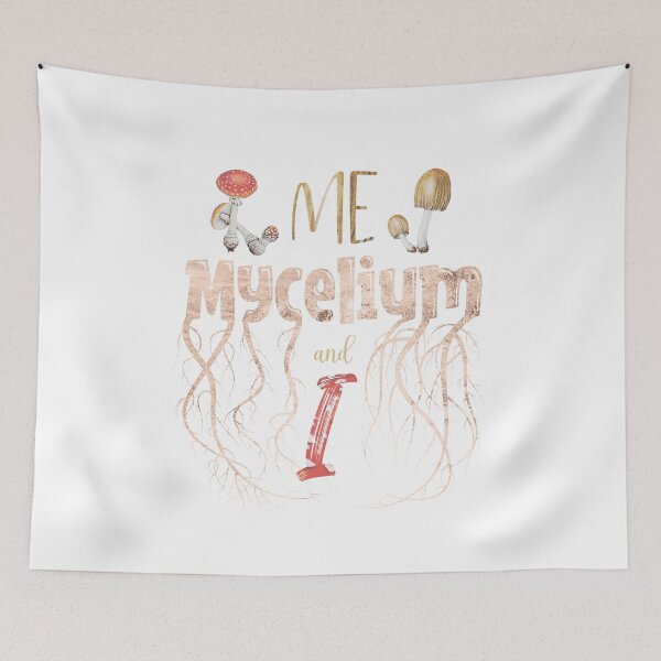 Item preview, Introvert Mushroom Hunter Mycologist Pun - Me, Mycelium and I designed and sold by Karen McFarland.