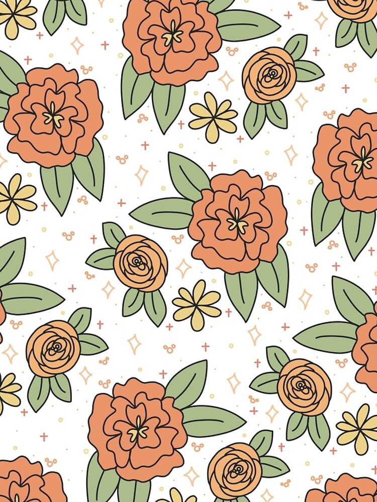 Thumbnail 4 of 4, iPhone Case, Peach Magic Flowers designed and sold by wishandway.
