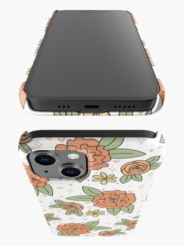 Thumbnail 3 of 4, iPhone Case, Peach Magic Flowers designed and sold by wishandway.