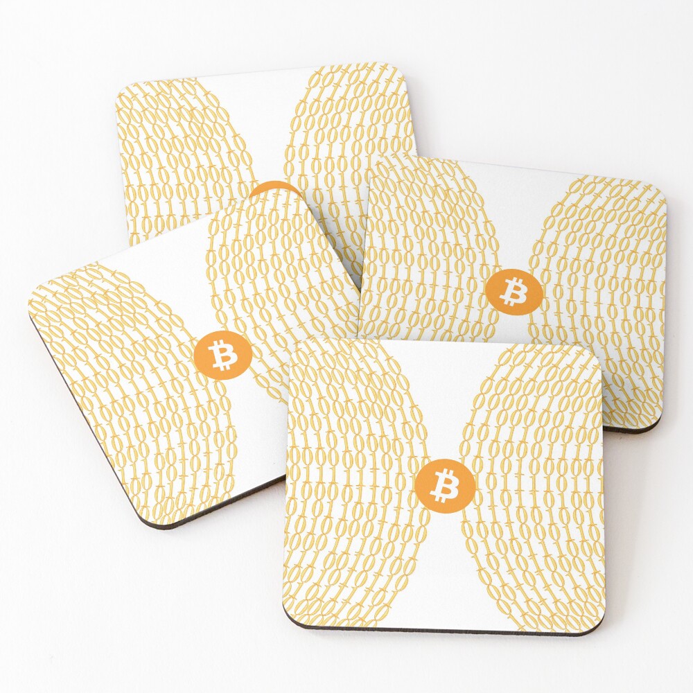Item preview, Coasters (Set of 4) designed and sold by Crypto-Joe.