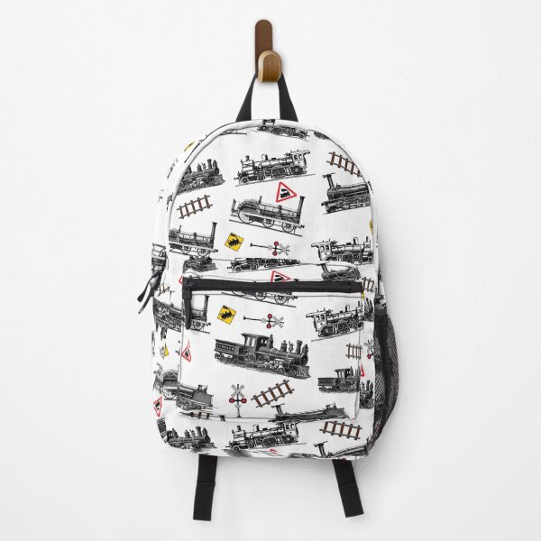 Item preview, Vintage retro steam engine track backpack designed and sold by Nishad4.