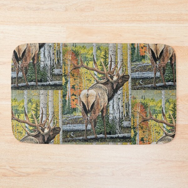 Item preview, Bull elk oil painting designed and sold by Saltypro.