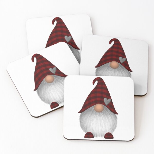 Item preview, Red Buffalo Plaid Gnome (light) designed and sold by Giannamo519.