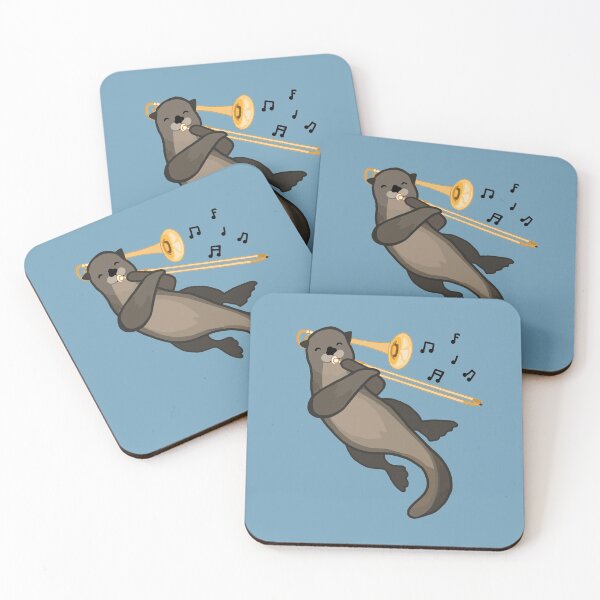 Item preview, Trombone River Otter designed and sold by SquishyFishies .