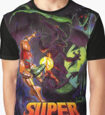 Super Metroid Nintendo Super Famicom Japanese Box Art Shirt (SNES) Graphic T-Shirt